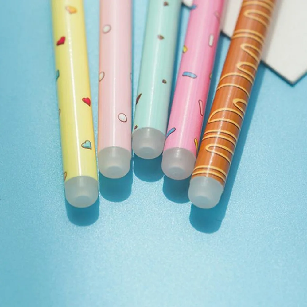 Мультфильм Животные стираемая ручка Милые Пончики кукла натирания гелевые ручки