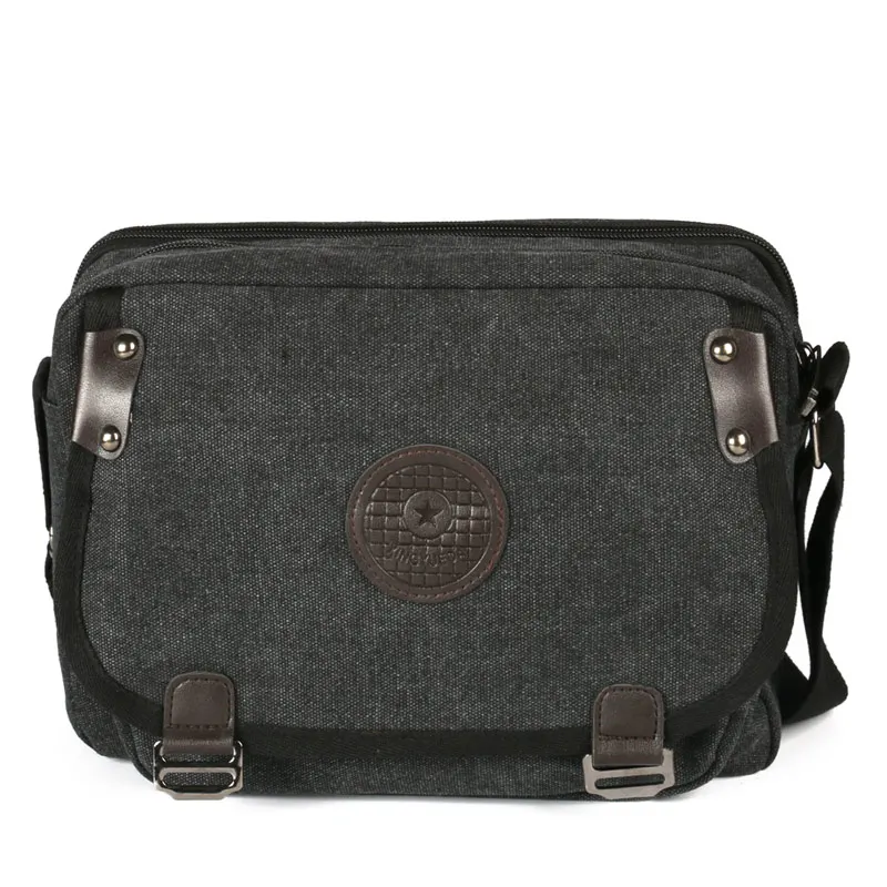 Ruil модные Одежда высшего качества мужские парусиновые сумки на плечо