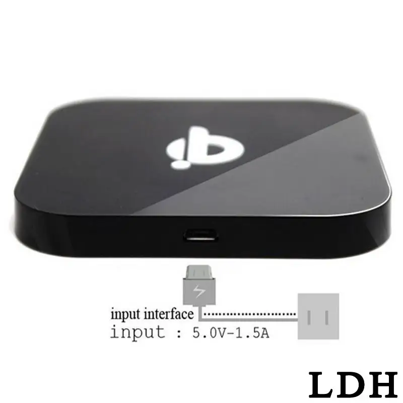 5V1A портативное Q8 QI Беспроводное зарядное устройство 2 USB порта для мобильного