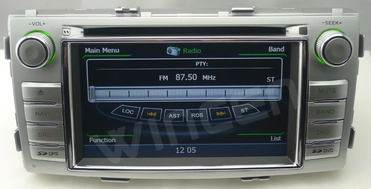 S100 A8 двухъядерный 6 2 "Автомобильный GPS для Toyota Hilux 2012 1 ГБ процессор 512 М DDR V-20