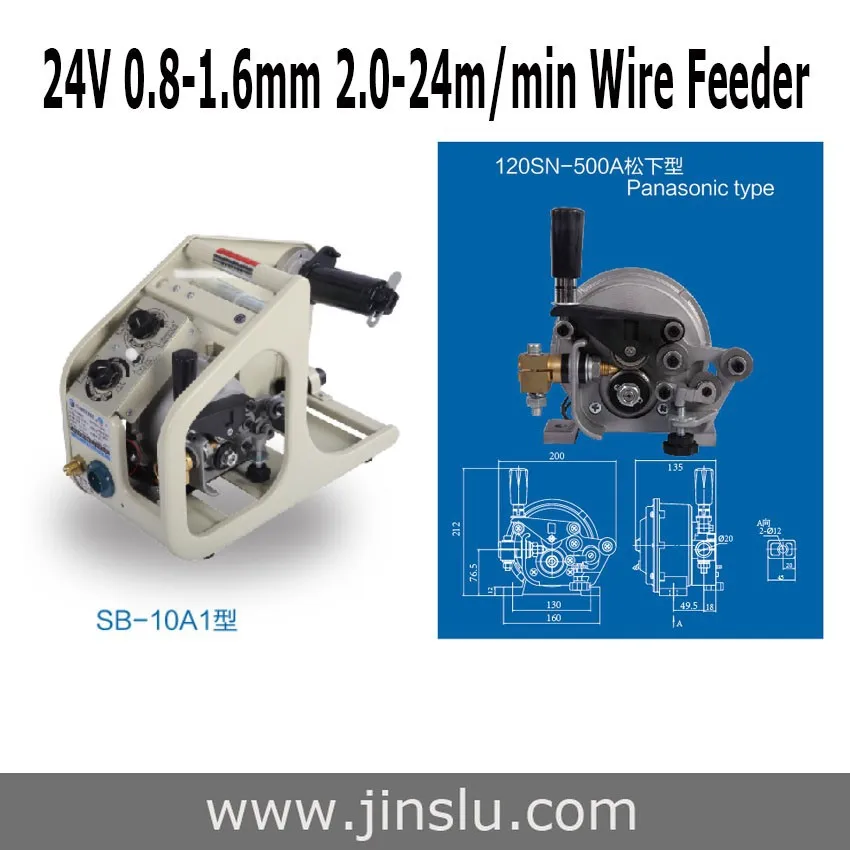 SB-10A1 MIG MAG Wire Feeder Feeding Machine 24V 0.8-1.6mm Solid Core Spool 20kg with Euro Connector JINSLU | Инструменты