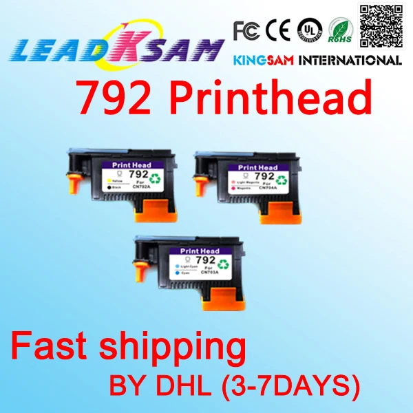 3 шт./компл. CN702A CN703A CN704A 792 печатающая головка совместима с hp792 DesignJet L26100 Z26500 Z26800