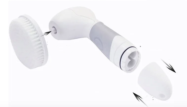 4 в 1 электрическое средство для ухода за кожей лица вращающаяся щетка очистки