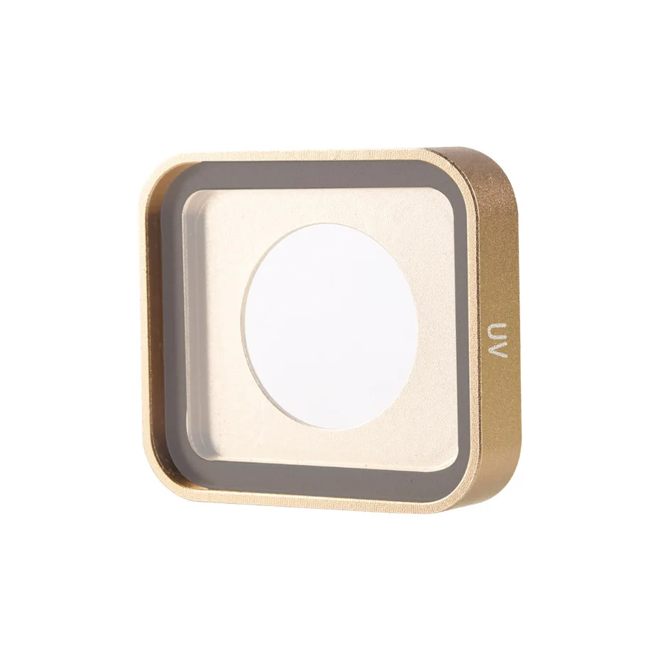 

TENENELE Hero7 Sport Camera Filter UV/CPL/ND 4 8 16 32 Neutral Density Filters For GoPro Hero 5 6 7 Black Lens Accessory Golden