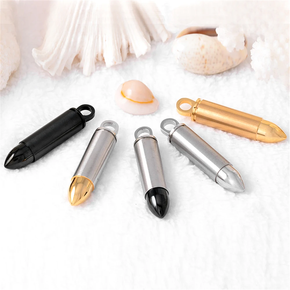 Bullet Sculptor Symbol Shaped Ashes Necklace Pendant Steel Stainless Four Colors Wholesale and Retail | Украшения и аксессуары