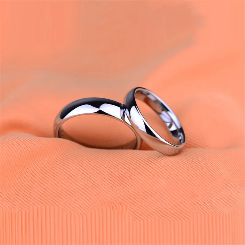 New Korean 316 Stainless Steel Ring Smooth Design Couple Rings For Men Women Fashion Accessories | Украшения и аксессуары