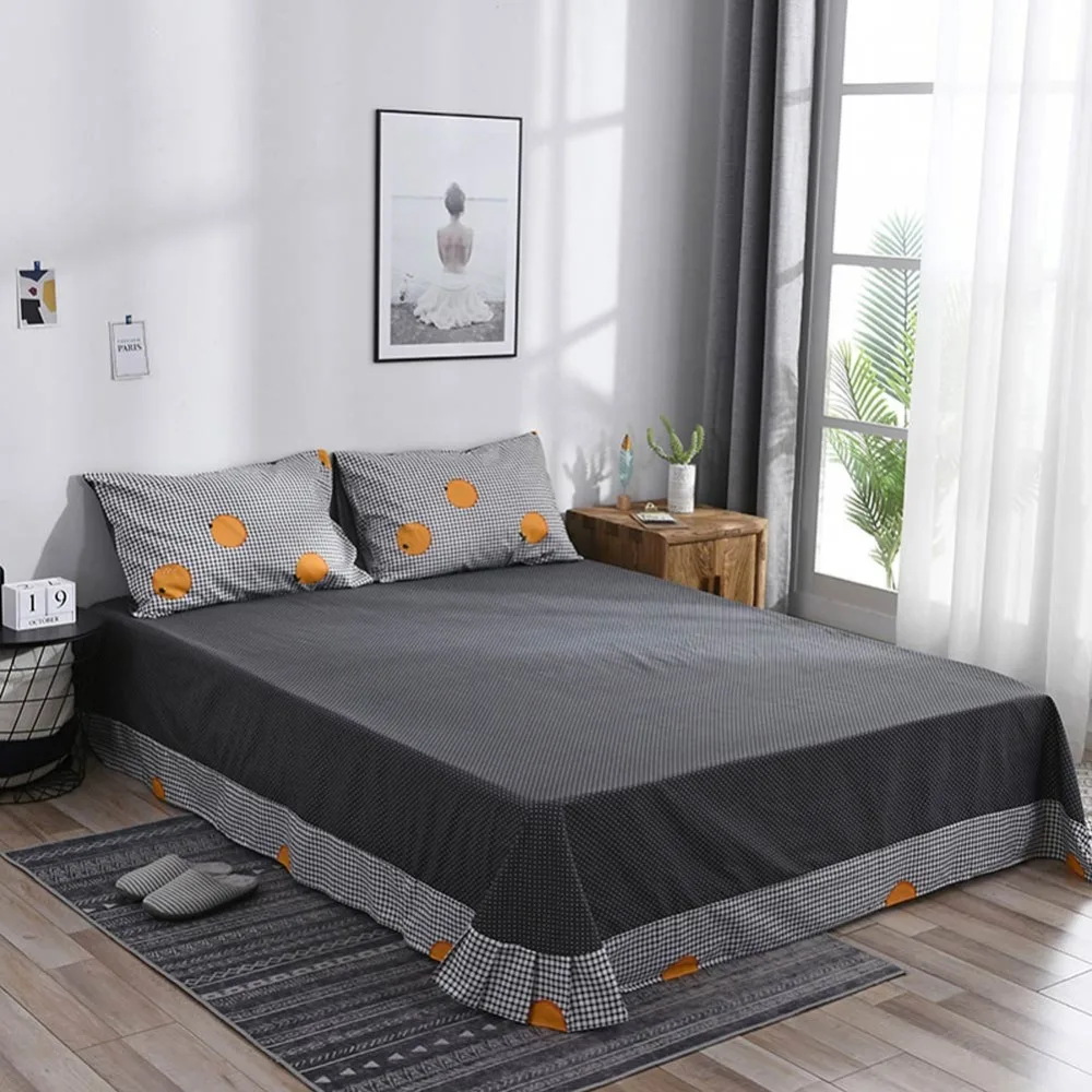 Yellow Brief фрукты постельные пледы комплект Мягкий хлопок Bedlinens скандинавский queen King Размеры Пододеяльник Набор наволочек