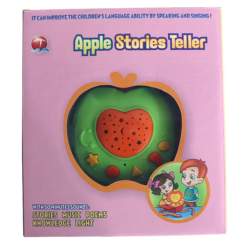 Детская обучающая машина на английском языке Обучающие игрушки Apple Story с