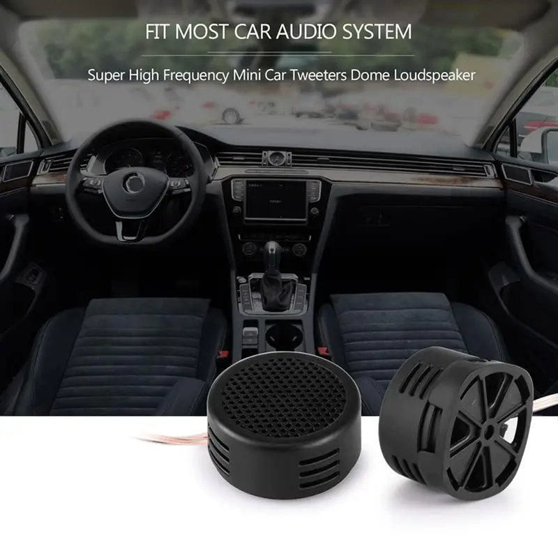 Высокочастотный автомобильный мини купольный динамик TiOODRE 2 шт. громкий