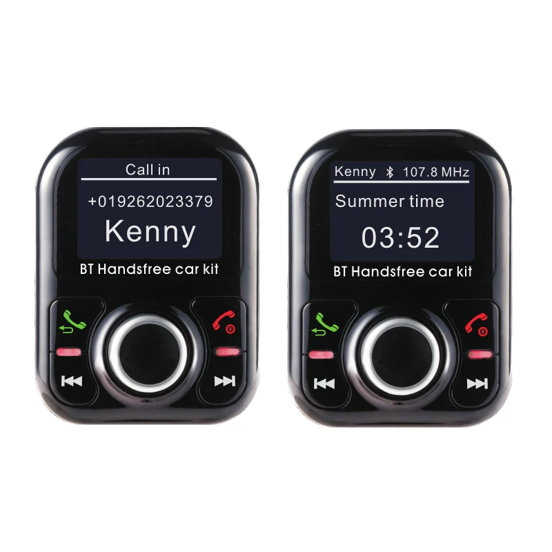 Интерфейс Bluetooth адаптер fm-передатчик подключение 2 мобильного телефона