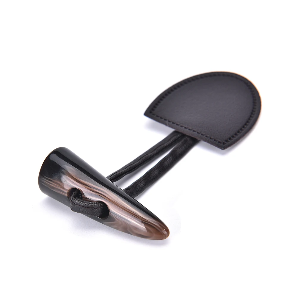 1 шт. черный коричневый бычий рожок тумблер швейная кнопка для пальто куртка DIY