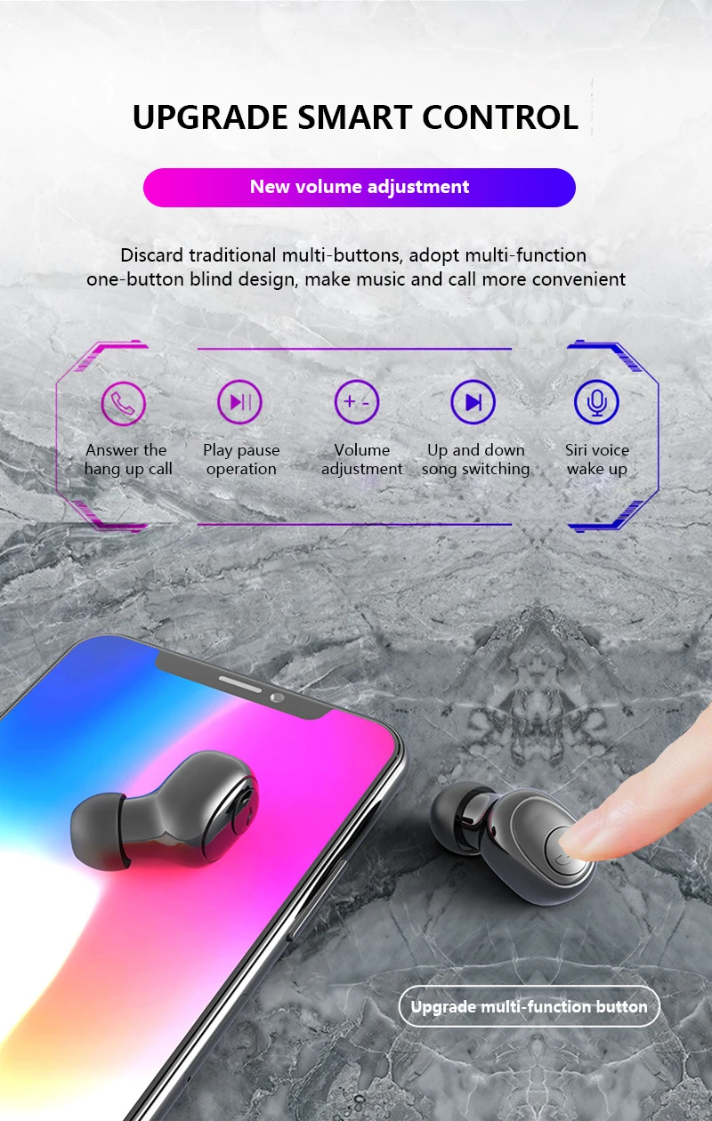 YEINDBOO настоящие TWS беспроводные наушники Bluetooth 5,0 Светодиодный дисплей питания CVC8.0 DSP шумоподавление Спортивная гарнитура 3500 мАч Внешний аккумулятор