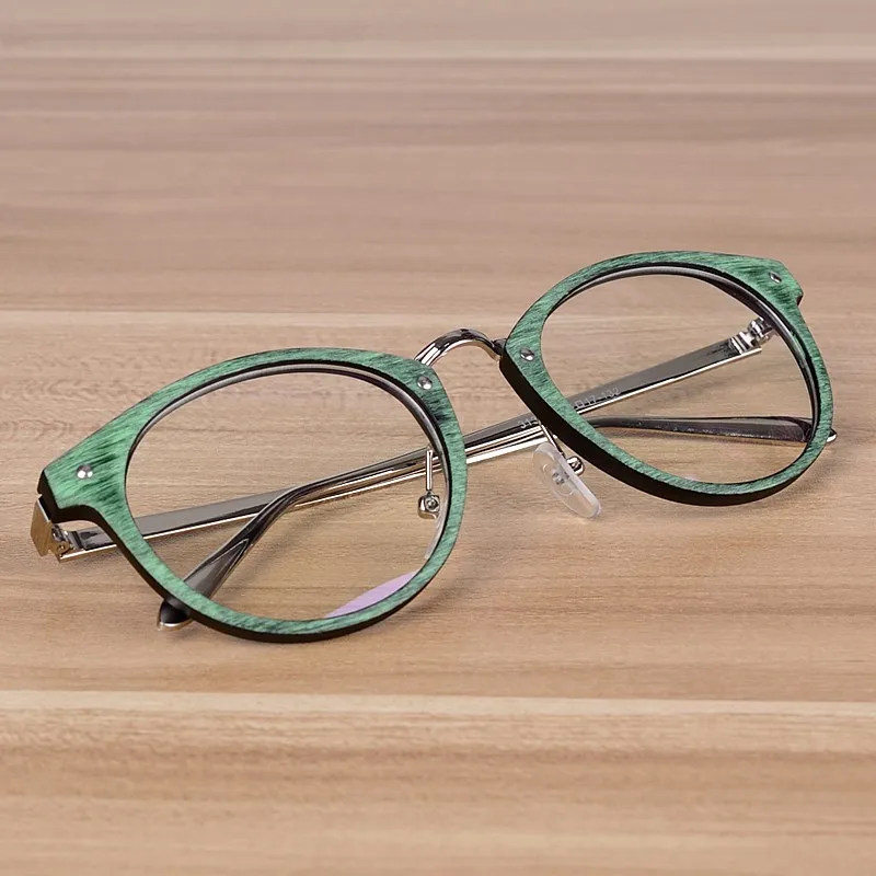 

NOSSA Vintage Points Eyeglasses Retro Men And Women's Myopia Spectacle Frames Male Female Prescription Glasses Eyewear Frame