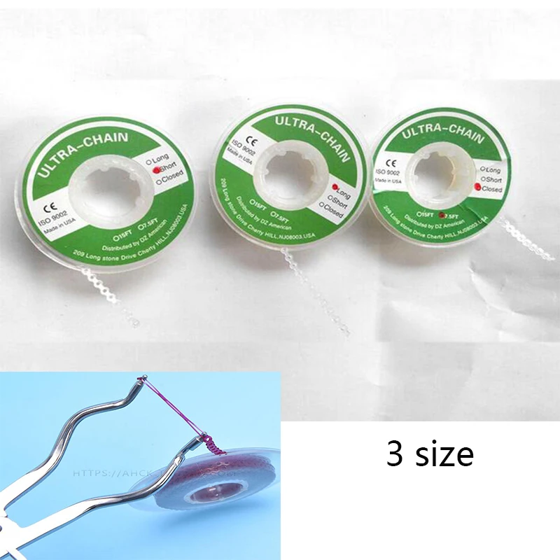 Зубной ортодонтический эластичный резиновый мощный ультрапрозрачный