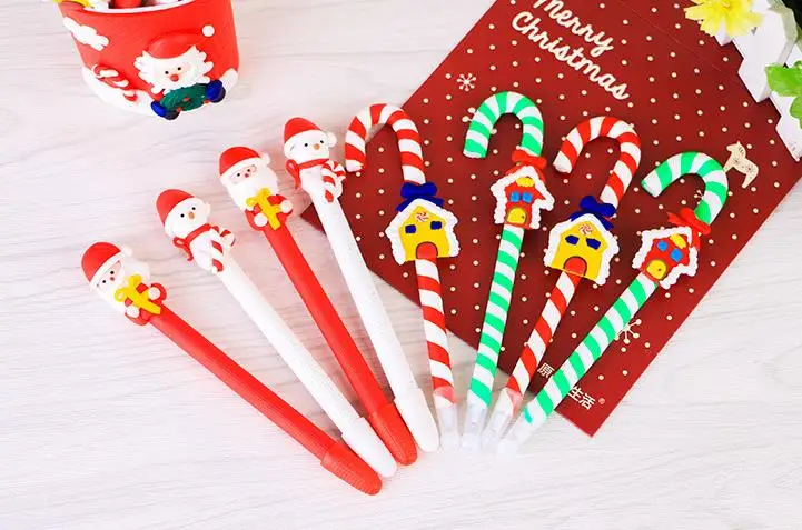 Конфетная ручка для рождественской вечеринки куклы из полимерной глины