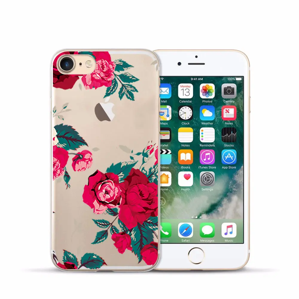 Чехол Arvin для Iphone 7 мягкая прозрачная защитная задняя крышка из ТПУ 5 5S 6 s Plus X XS Max XR