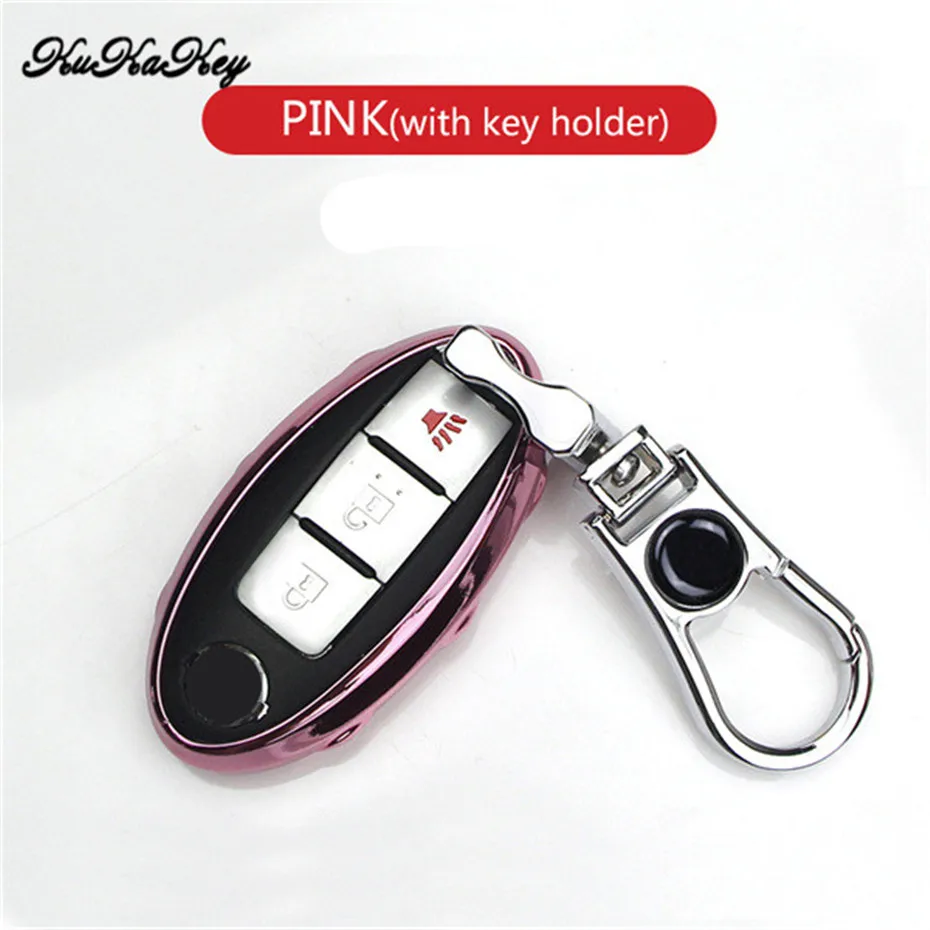 Автомобильный брелок TPU чехол для ключей Nissan Tidda Livida X Trail T31 T32 Qashqai Teana March Juke Remote Key
