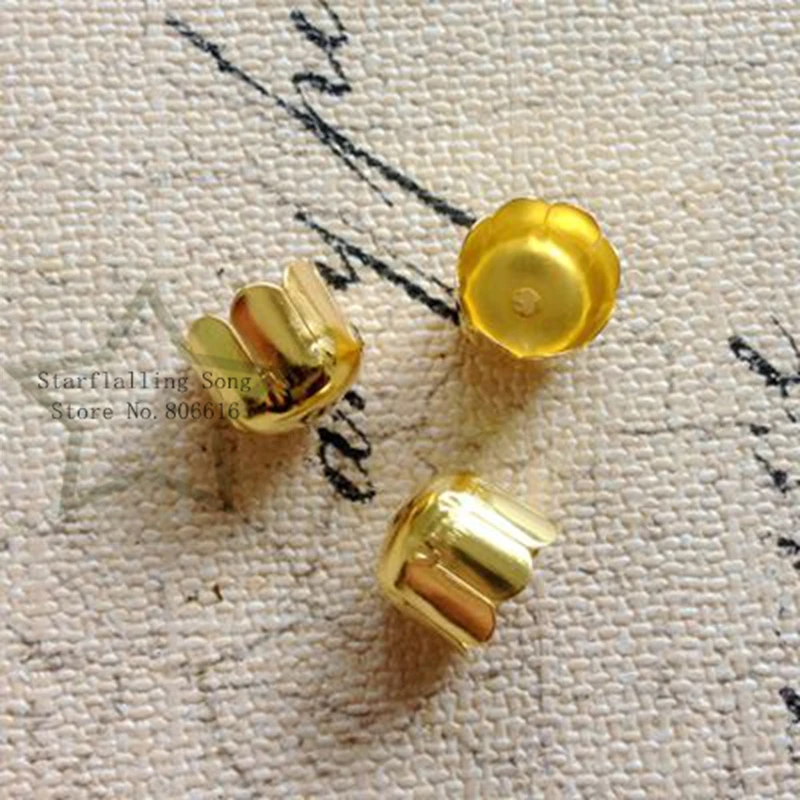 

10MM 120Pcs Gold Color Bead Caps DIY Jewelry Findings & Accessories