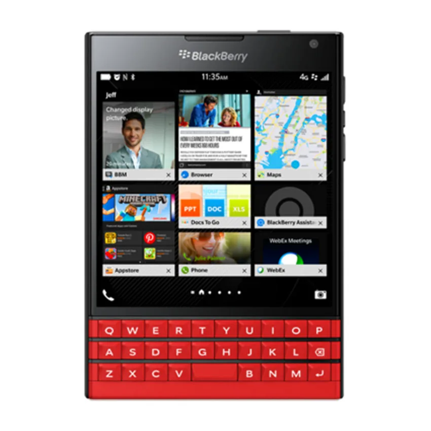 Разблокированный оригинальный мобильный телефон BlackBerry passport Q30 четырехъядерный 3