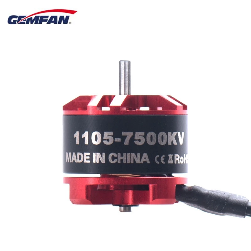 Gemfan 1105 7500KV 2 4S бесщеточный двигатель для 1940 2040 2035 Пропеллер радиоуправляемого