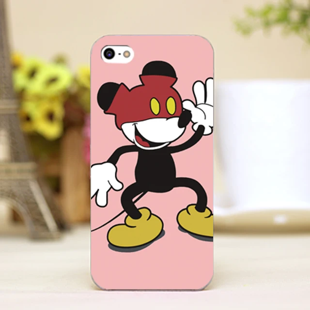 Минни дизайн сотового телефона чехол для IPhone 4 4S 5 5S 5C 6 S плюс Samsung S3 S4 S5 S6 край