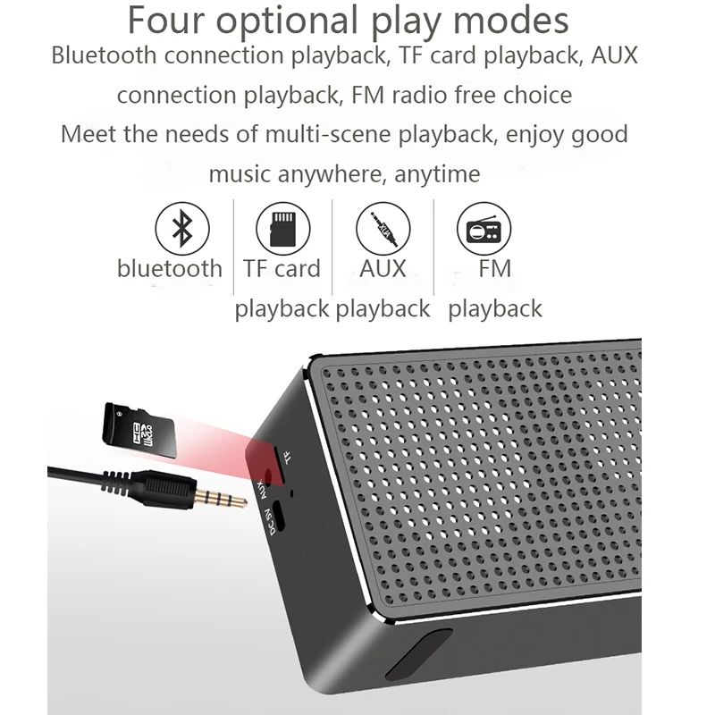 Умный Bluetooth зеркальный будильник динамик беспроводной мобильный компьютер мини