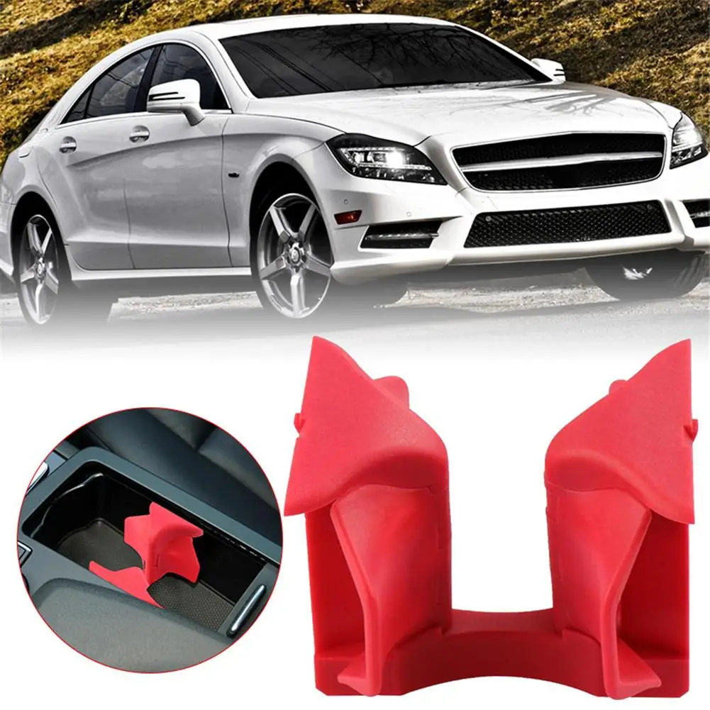 

Car Center Console Water Cup Holder Insert Divider Board For Mercedes-Benz C E GLK Class W204 W207 W212 X204 Car Styling