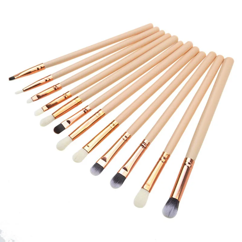 Bettyliss 12 шт. кисти для теней для макияжа Набор Pro pinceaux maquillage кисть для смешивания бровей кисти для макияжа мягкие синтетические волосы
