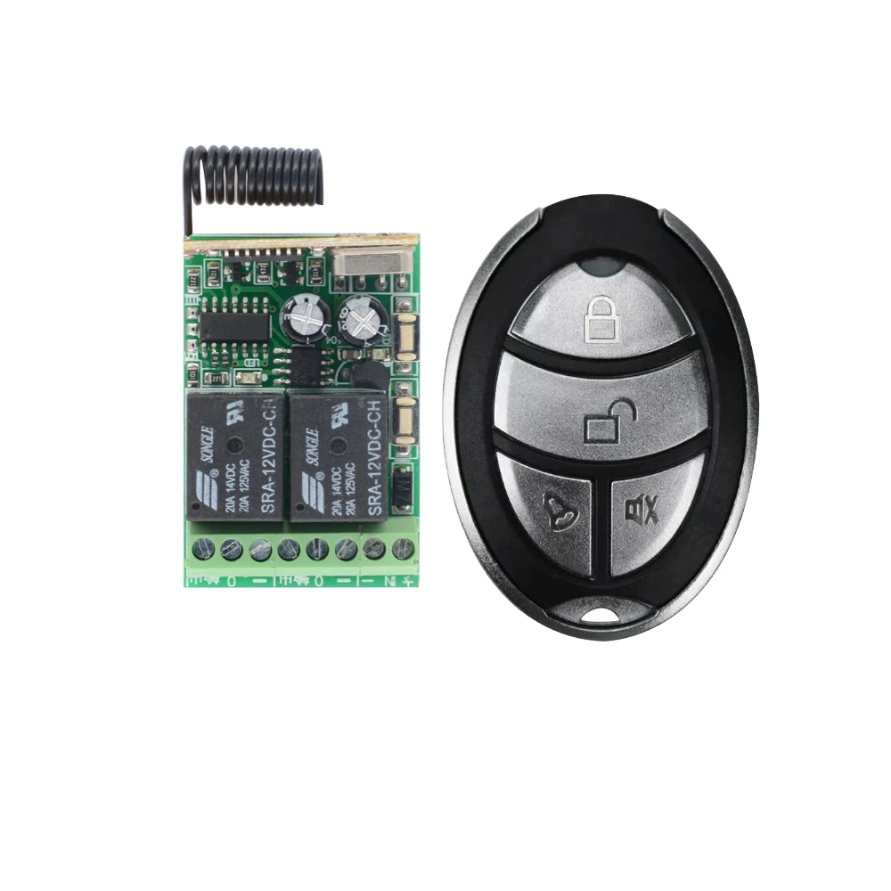DC 12 V 2 CH RF беспроводной Дистанционное управление освещением переключатель