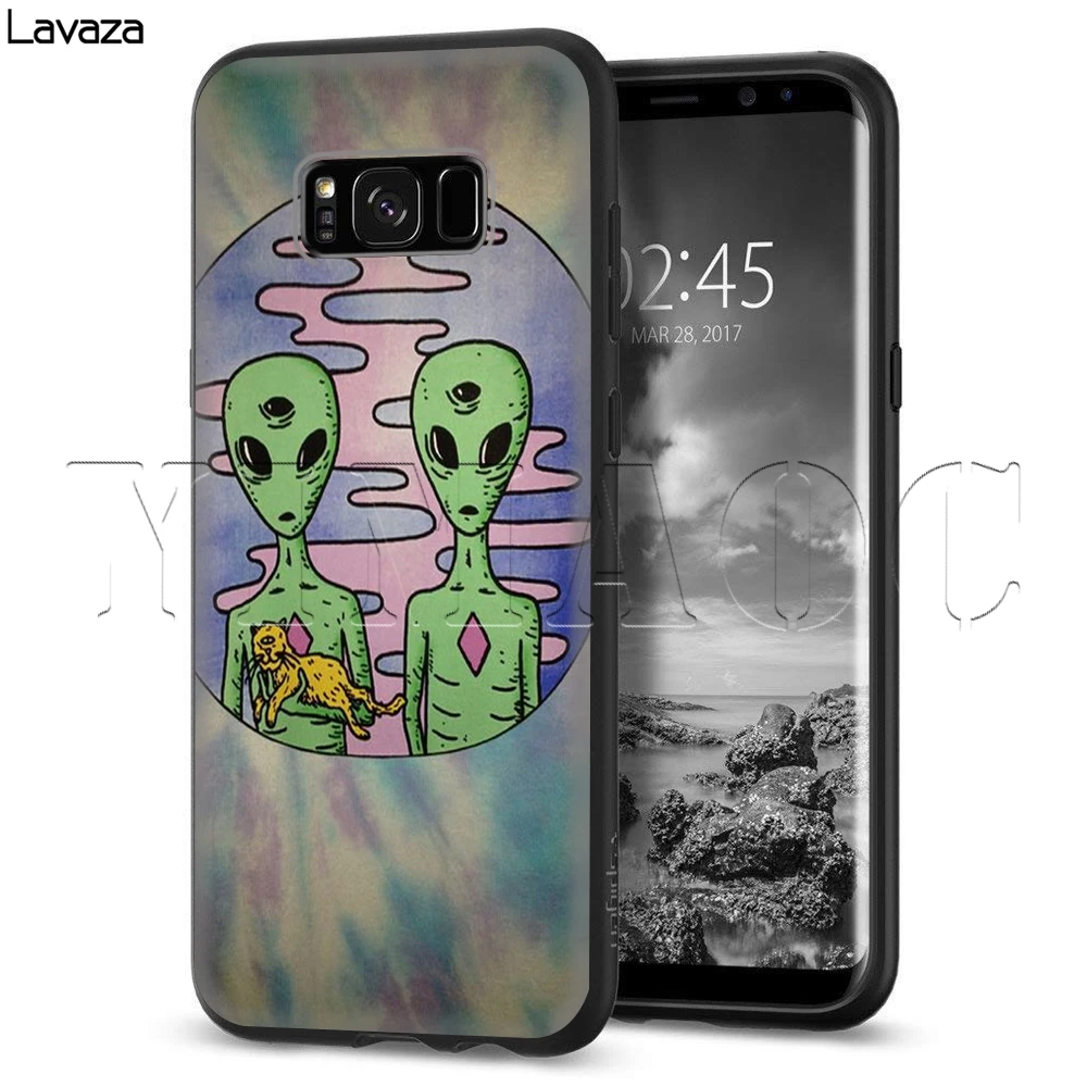 Lavaza милые животные Олень тай-дай знак мира Alien чехол для Samsung Галактики S6 S7 край J6 S8