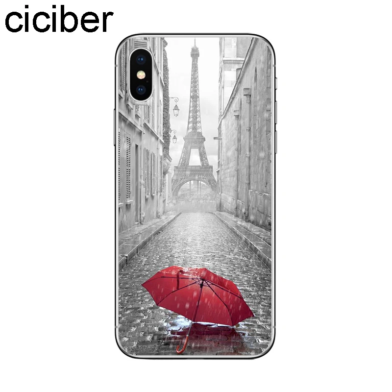 Ciciber Париж Эйфелева башня чехол для iPhone 7 Чехол 8 6S Plus X XR XS Max телефона iphone 11 Pro 5 5S SE