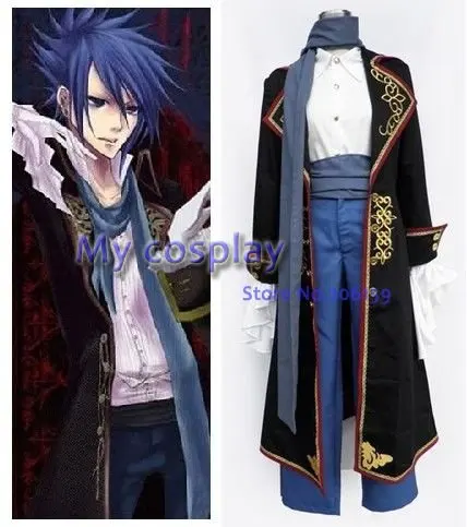 Vocaloid Cosplay Kaito костюм для мужчин Косплей костюмы пальто Хэллоуина | Тематическая