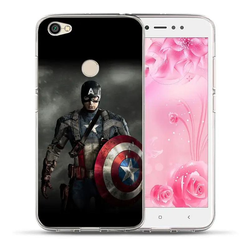 Роскошный чехол Marvel с героями Мстителей для Xiaomi Redmi 3S 4X Mi 6 A1 5X Note 3 4 4X 5A 5 Plus Pro Prime Coque Etui Fundas
