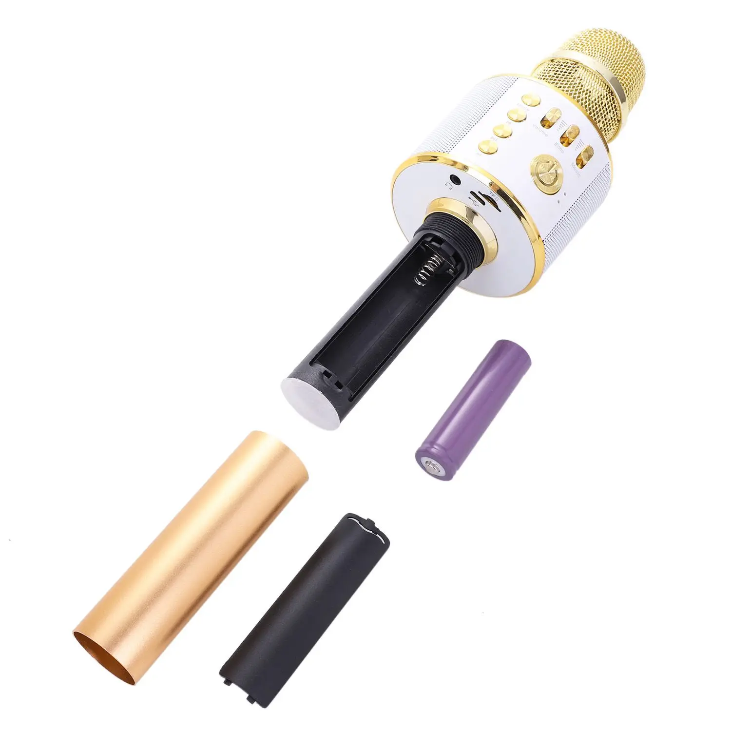 Беспроводной портативный USB микрофон для караоке-плеера bluetooth-микрофон динамик |