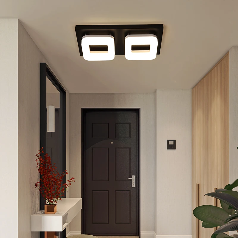 Artpad-Lámpara de LED de techo moderna de 12W, CA de 110V-220V, luz de techo para restaurante, Hotel, pasillo, balcón, accesorio de iluminación