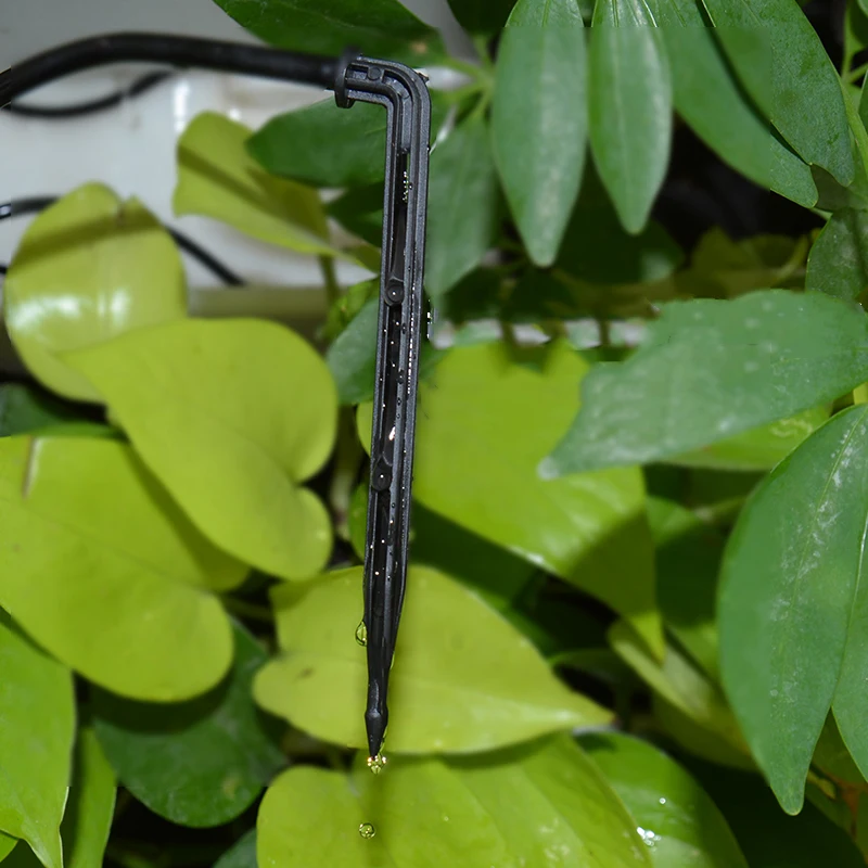 20 шт. капельный излучатель изогнутая стрелка микро цветы капли экономия воды