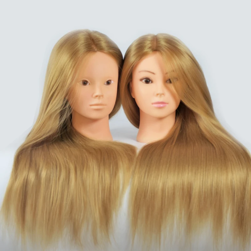 Голова манекена с волосами 24 дюйма искусственная кукла-Парикмахерская
