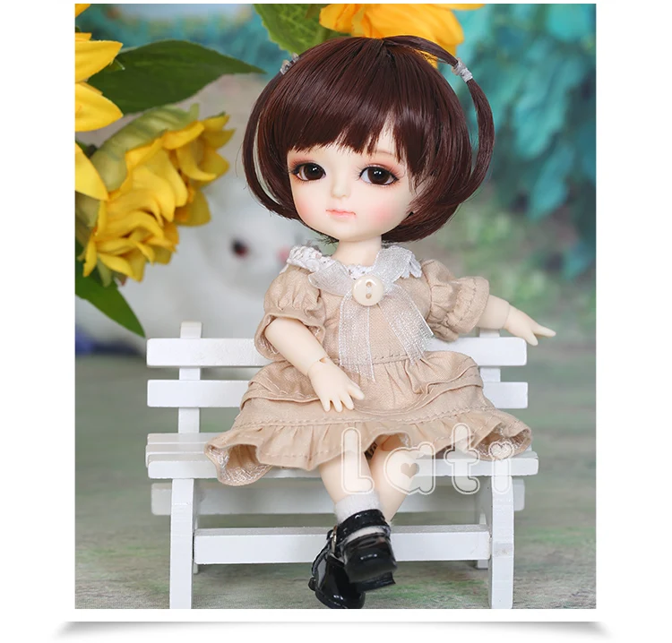 Oueneifs лати желтая Коко 1/8 BJD SD фигурки из смолы модель тела для маленьких девочек и мальчиков куклы глаза высокое качество игрушки подарки