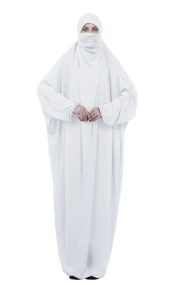 Burqa Khimar jilbaba abaya Kaftan tobe мусульманский хиджаб платье исламское молебовое платье для молитвы служение полное покрытие рукав летучая мышь
