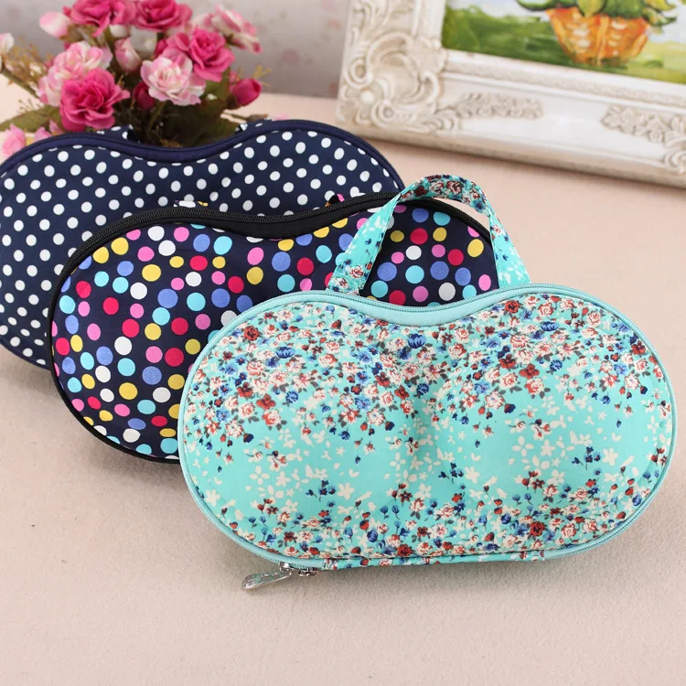50pcs/lot Pastoral portable travel pouch underwear briefs creative anti-pressure stereotypes bra admission package | Дом и сад
