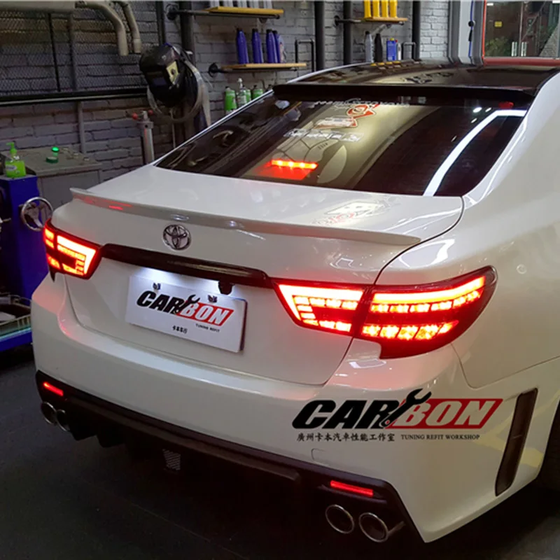 Стайлинг автомобиля для Toyota Reiz Задний фонарь в сборе 2013-2019 Mark X Светодиодный