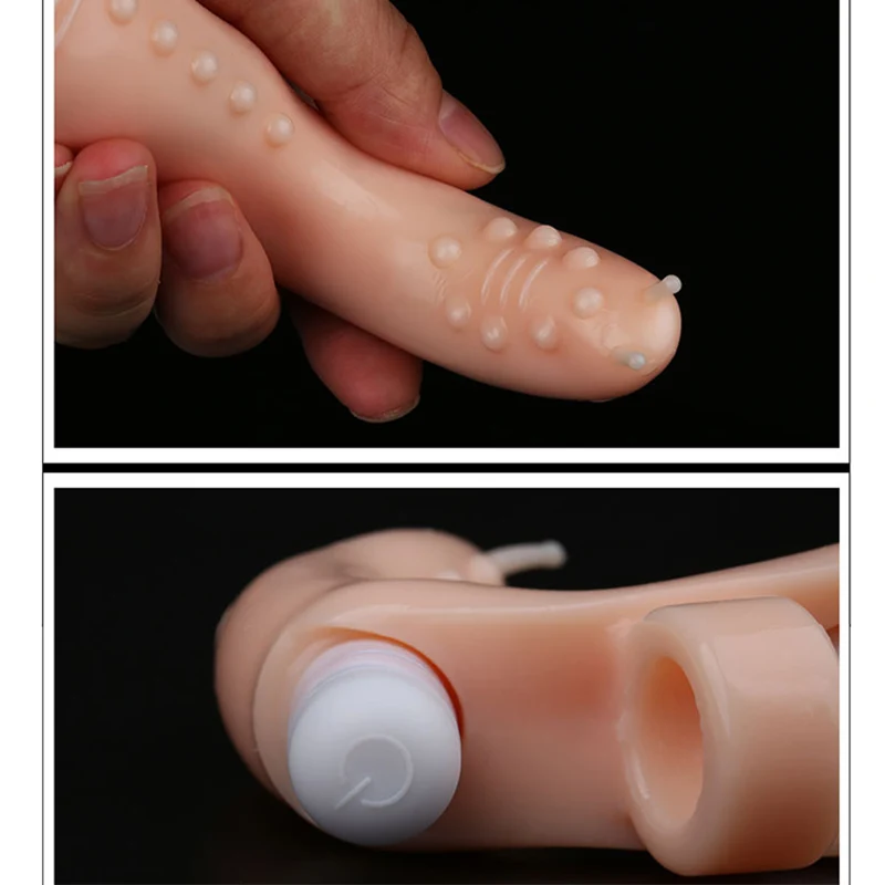 Фаллоимитатор надеваемый на палец Вибратор Интимные Игрушки для взрослых Для