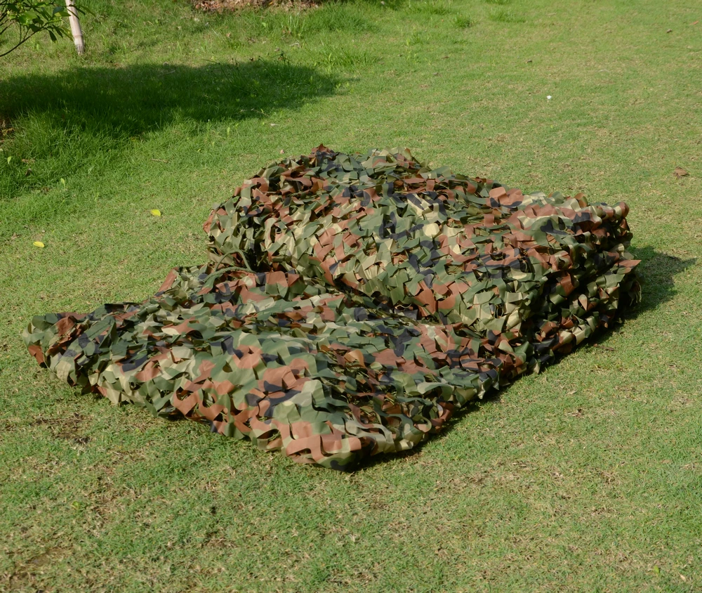 2X4 м Военная камуфляжная сетка деревянные листья камуфляжный чехол для кемпинга