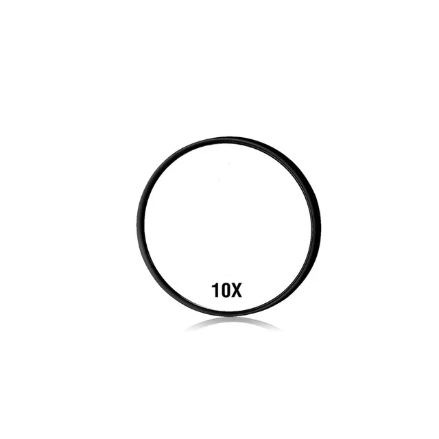Black 10X 22 светодиодный сенсорный экран зеркало для макияжа 1 шт. 10X настольная столешница яркий регулируемый USB кабель или батареи использовать 16 огней - Цвет: Black 10X
