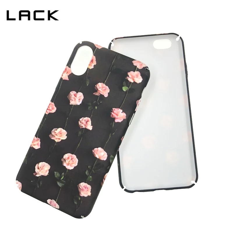 LACK Luxury Floral Flower Paint Phone Case For iPhone 7 Plus 6 6s 8 X Vintage Rose Artistic Hard PC Back Cover Cases Coque |