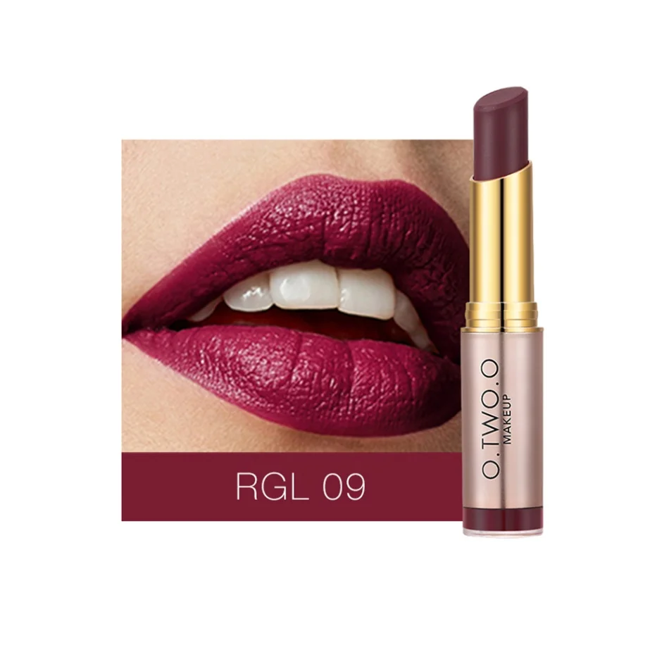 RGL 09 O. TWO. O, женская мода, красота, макияж, матовая помада, блеск для губ, стойкий бархатный бальзам для губ, увлажняющие губные помады, косметика - Цвет: RGL 09