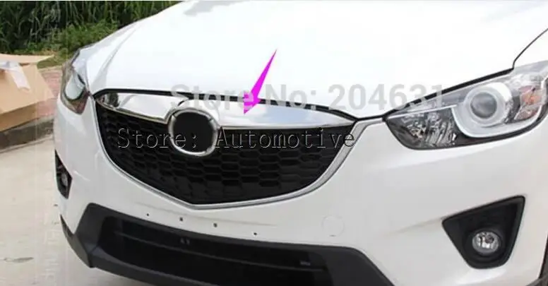 

Chrome front Racing Grill cover trim For 2012 2013 2013 2014 2015 for Mazda CX-5