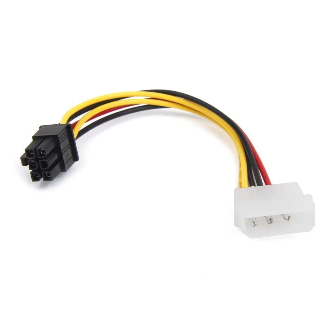 Видеокарта PCIE 20 см с 4 контактным разъемом Molex на 6 контактный PCI Express адаптер