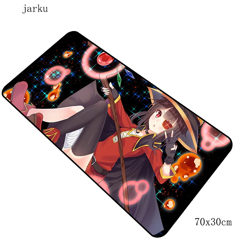 Size700x300x3mm Megumin коврик для мыши 700x300x3 мм компьютерная мышь игровой мат красивый геймпад геймер подарок игровой коврик для мыши офисный коврик для мыши - Цвет: Size700x300x3mm
