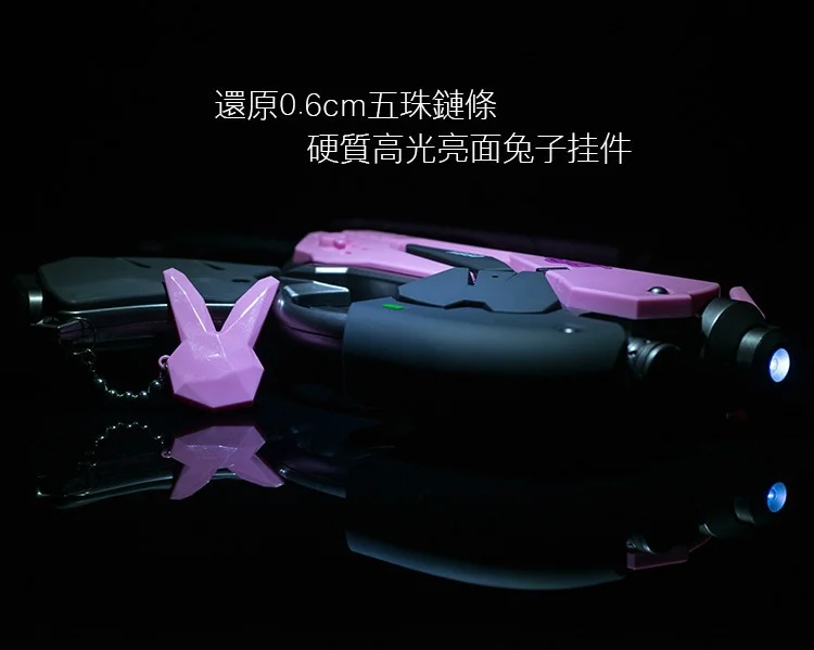 D. va косплей реквизит пистолет Модель 8000 мАч Внешний аккумулятор USB зарядное устройство